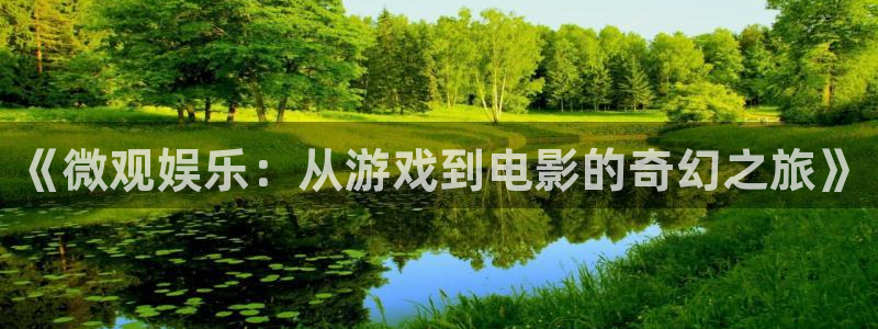 bb电子平台：《微观娱乐：从游戏到电影的奇幻之旅》