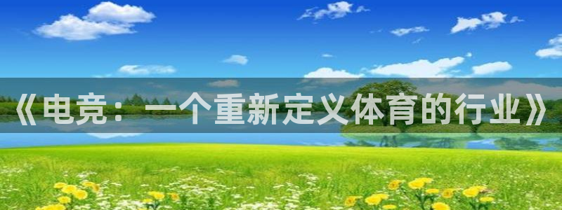 bb电子哪个游戏好赢钱：《电竞：一个重新定义体育的行业》
