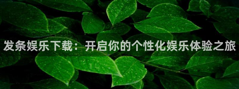 bb电子官网登录：发条娱乐下载：开启你的个性化娱乐体验之旅